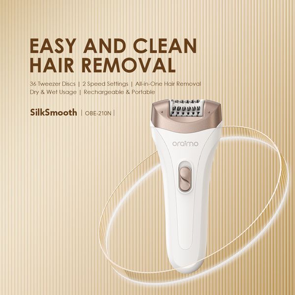 Oraimo SilkSmooth Women Hair Removal Epilator