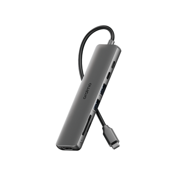 Oraimo PowerTrans USB-C Hub 7-in-1 Multi-Functional Adapter Docking Station