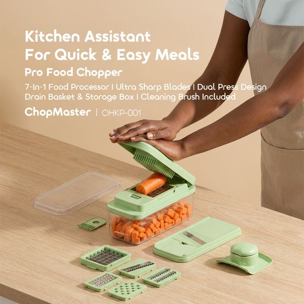 Oraimo ChopMaster 7‑In‑1 Ultra Sharp Blades Pro Food Chopper