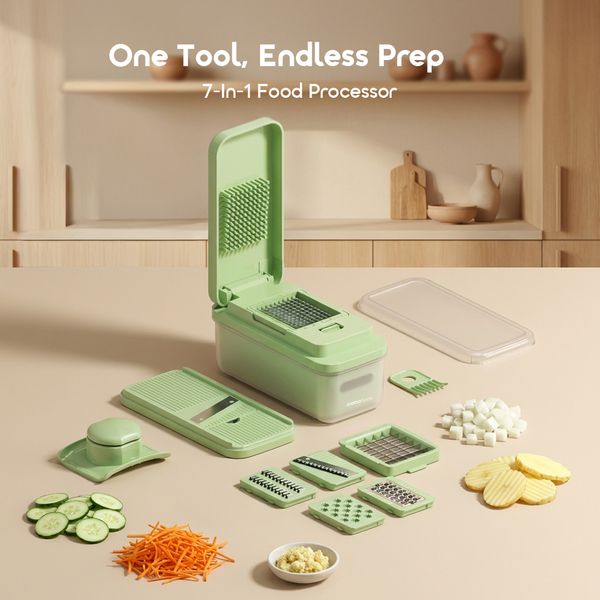 Oraimo ChopMaster 7‑In‑1 Ultra Sharp Blades Pro Food Chopper