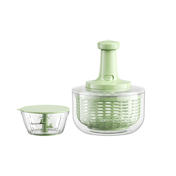 Oraimo GrateSpin 2 in 1 Stainless Salad Spinner & Chopper