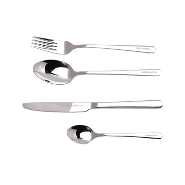 Oraimo HomeServe Smooth Edges Food-Grade 430 Steel Flatware Set (4 x 6 pcs)