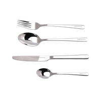 Oraimo HomeServe Smooth Edges Food-Grade 430 Steel Flatware Set (4 x 6 pcs)