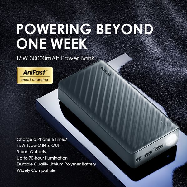 Oraimo PowerBox 300 Lite 30000mAh 15W Power Bank