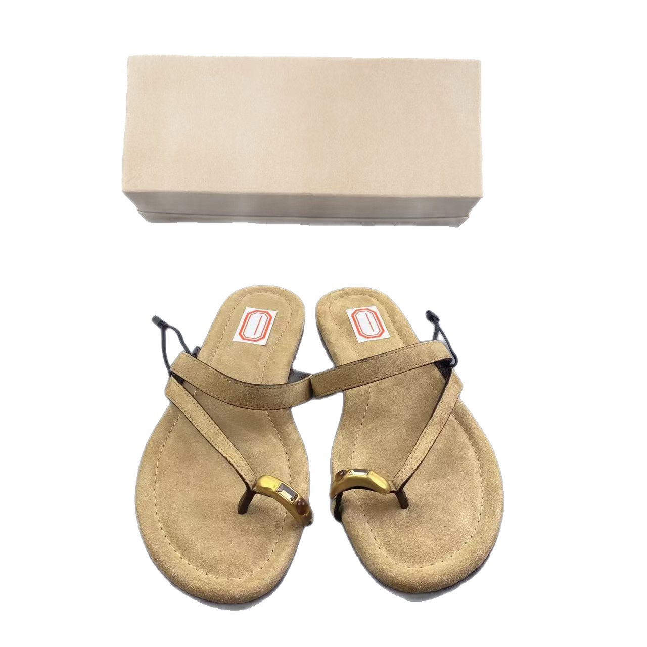 Free delivery of high-quality 2026 new summer women's shoes hot selling flat slippers with one toe and clip on design