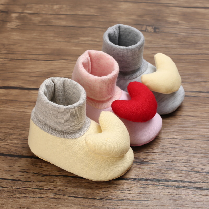 0-1Years Baby Warm and Velvet Shoes Boys Girls Winter Cotton Boots Thickened Children's Soft Soled Anti Slip Shoes