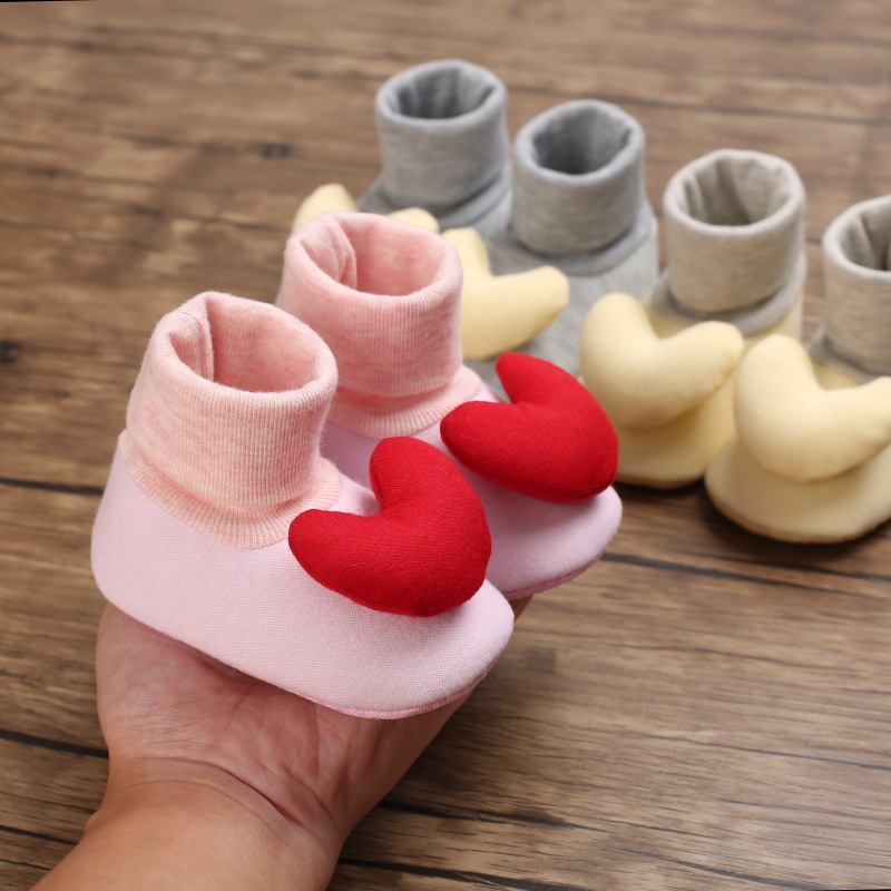 0-1Years Baby Warm and Velvet Shoes Boys Girls Winter Cotton Boots Thickened Children's Soft Soled Anti Slip Shoes