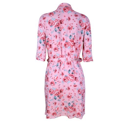 2 - Piece Floral Sleep Wear - Peach