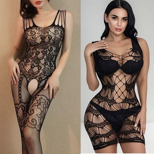 2 Pcs Female Cheongsam Sexy Provocative Sexy Fishnet Stockings Sex Appeal One Piece Stockings Fishnet Stockings Temptation Hot Passion Underwear Cosplay Female Costume Maid Costume