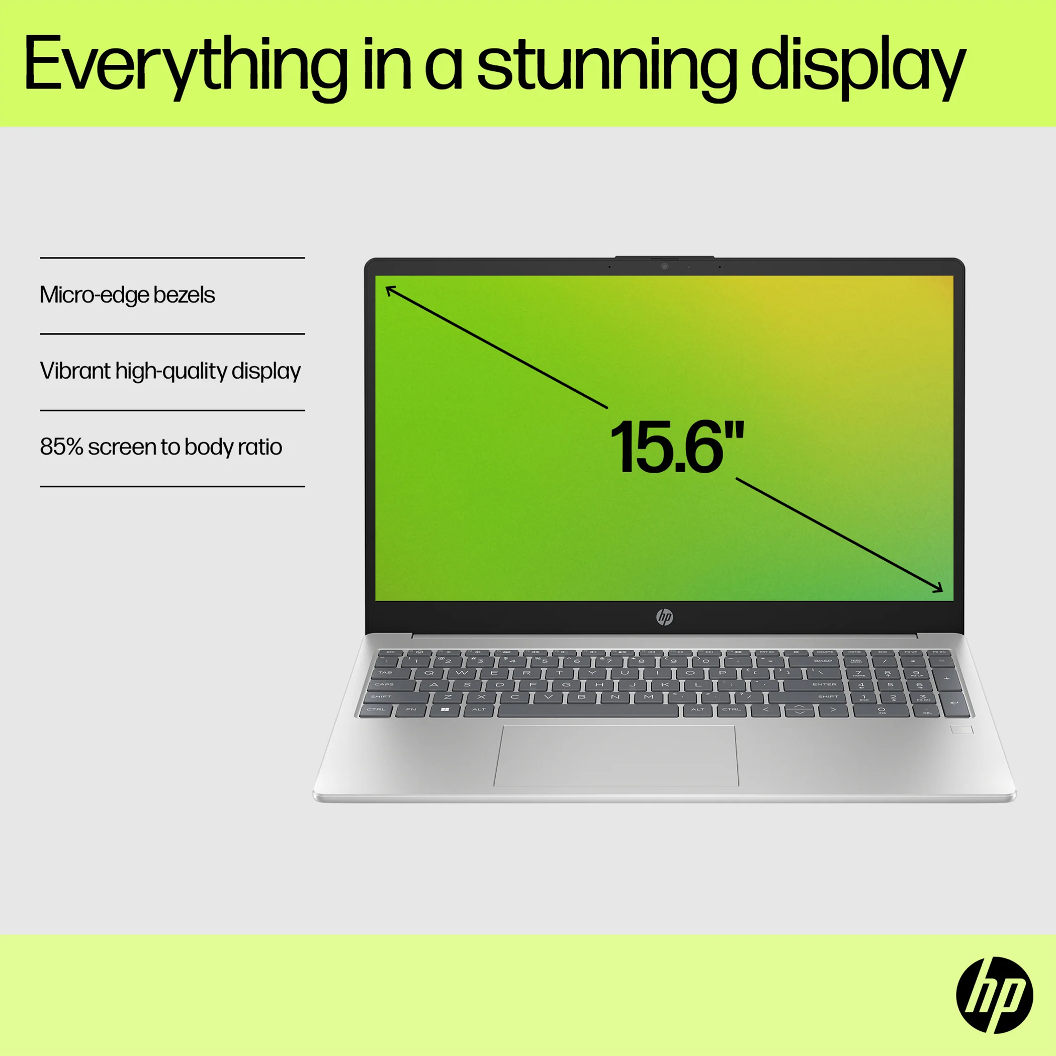 HP – 15.6 Full HD Touch-Screen Laptop – Intel Core i5 1334U 2023 – 16GB Memory – 512GB SSD – Natural Silver