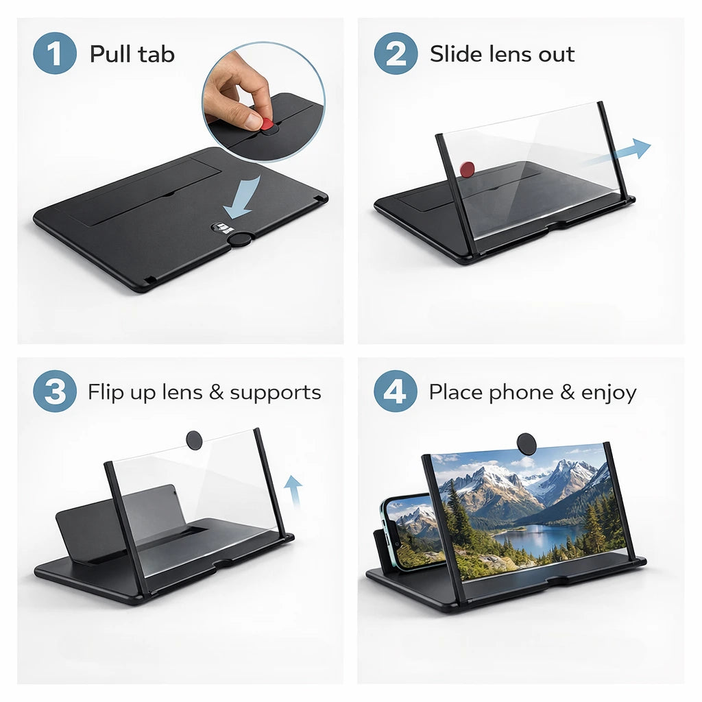 Portable Phone Screen Amplifier