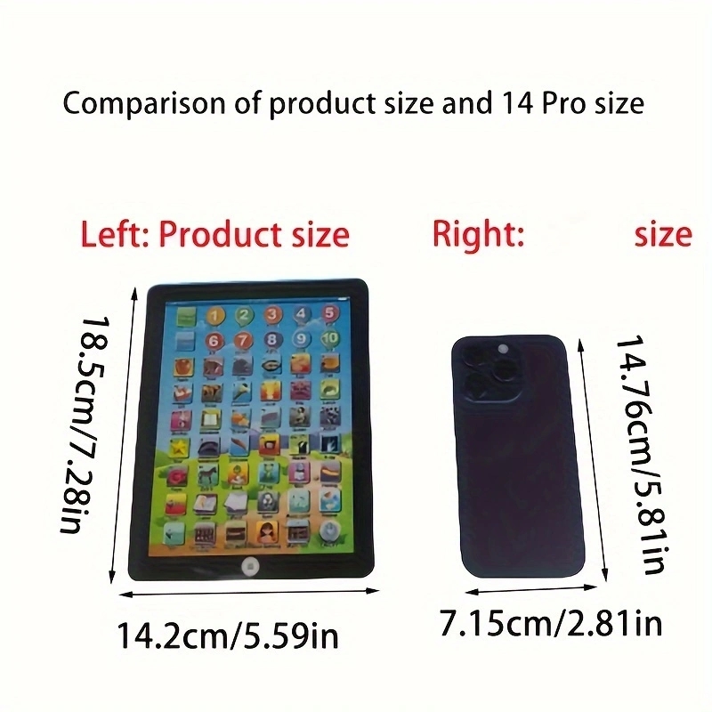 1pc Mini Tablet Computer Learning Machine: Perfect Gift For Kids To Learn English