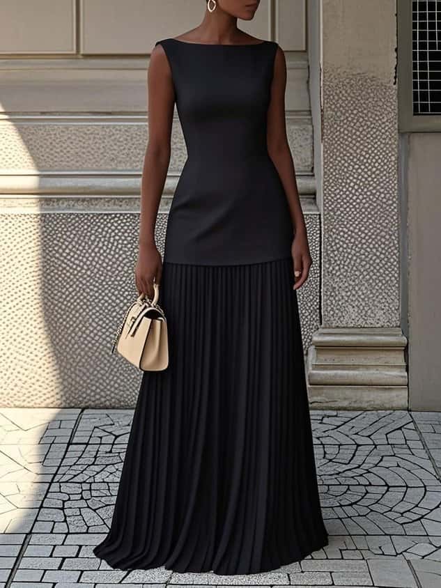 Free delivery of high-quality 2026 new summer women's clothing hot selling sleeveless knitted vest+knitted skirt set