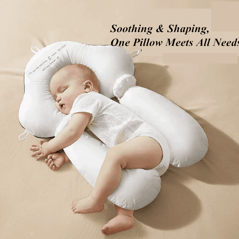 Baby shaping pillow artifact, newborn baby hugging, soothing pillow sleeping, correcting head shape, preventing head deviation