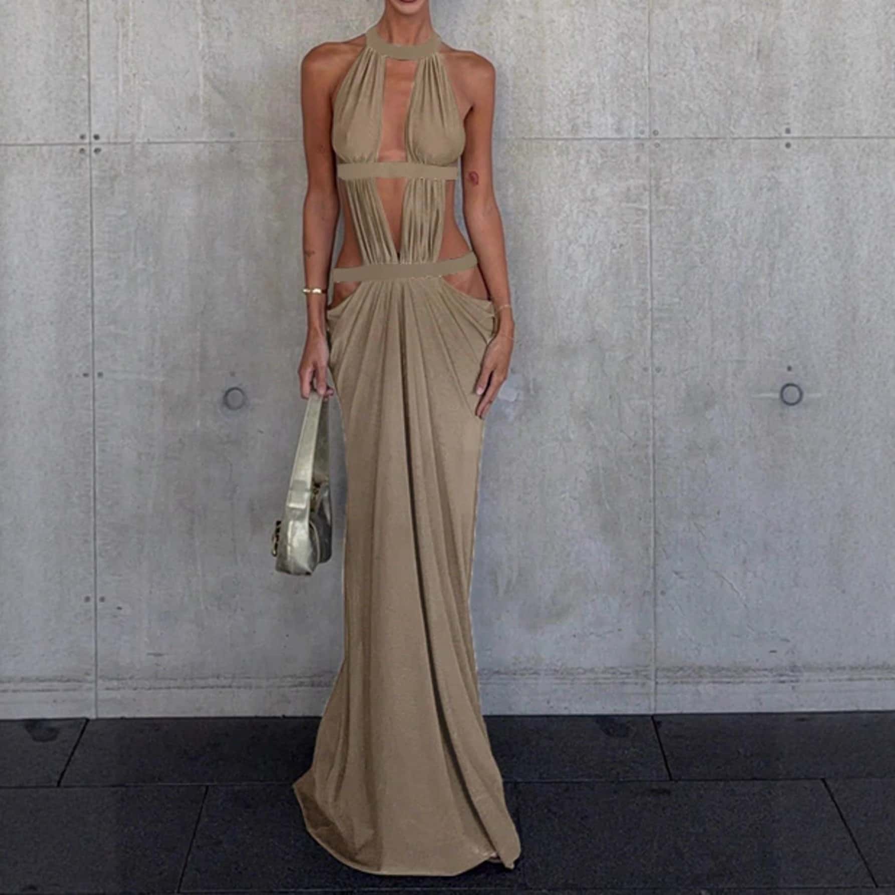 Free delivery of high-quality 2026 new summer women's clothing hot selling ribbon vacation sexy dress