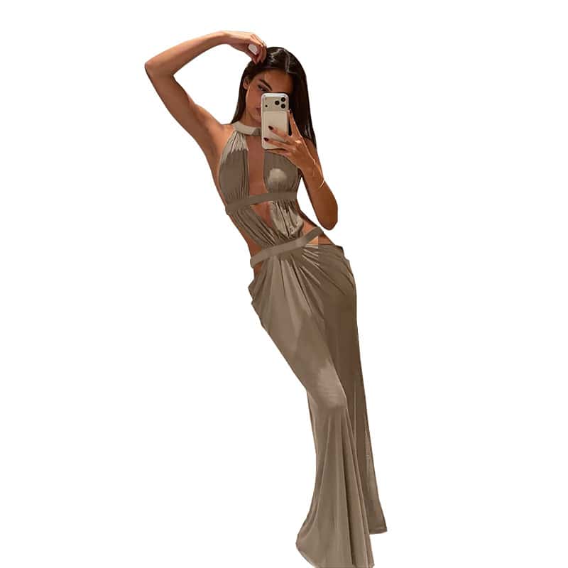 Free delivery of high-quality 2026 new summer women's clothing hot selling ribbon vacation sexy dress