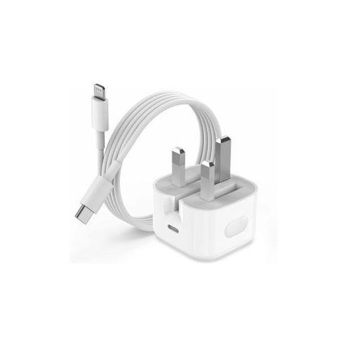 120W USB-C Fast Charger for iPhone | PD Power Adapter + USB-C to Lightning Cable