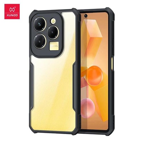 Infinix Hot 40 / Hot Pro 4G Shockproof Transparent Case - Black