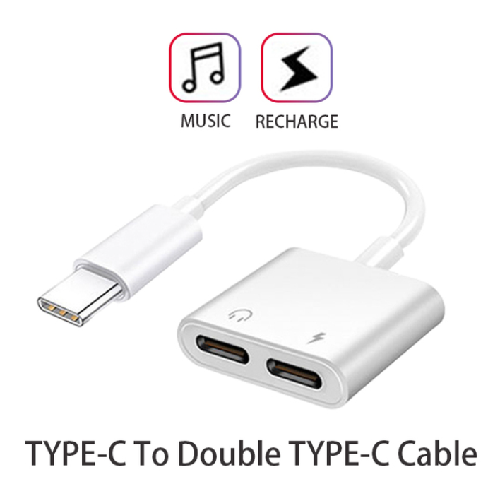 2 In 1 USB Type C Charge Audio Adapter For Samsung Galaxy S21 FE S20 Plus S22 Ultra Connector USBC to 3 5 mm Jack AUX Converter