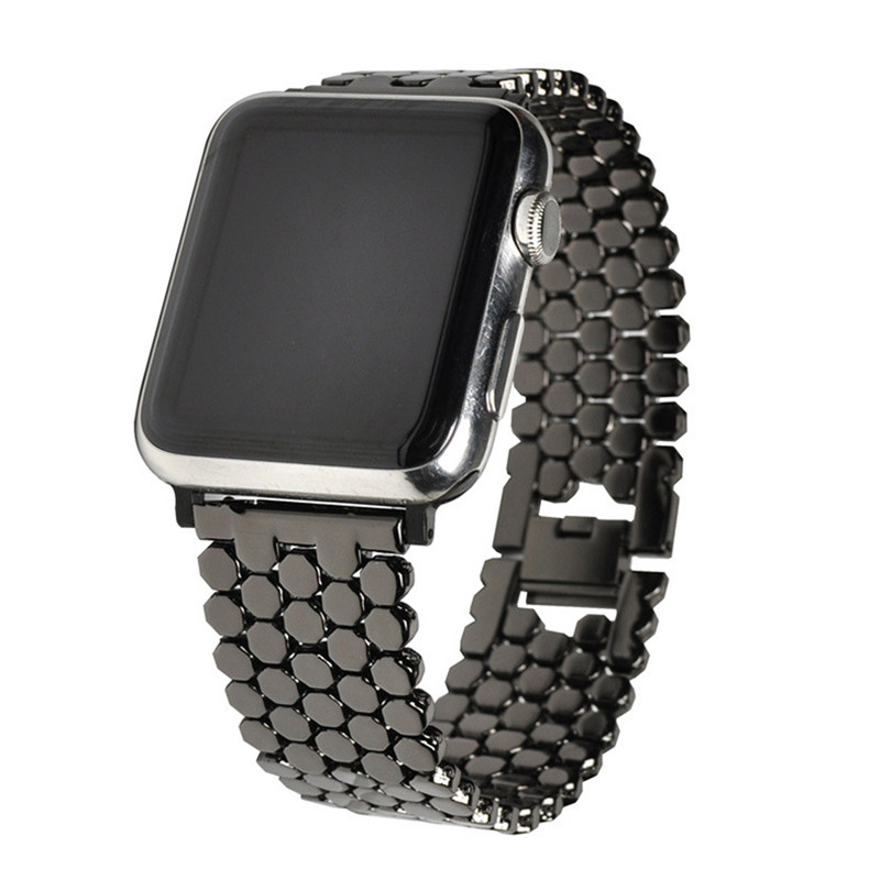 Metal Strap For Apple Watch 49mm 45mm 44mm 40mm 42mm 38mm Honeycomb Stainless Steel Bracelet For iWatch Series 8 Ultra 7 6 5 4 3