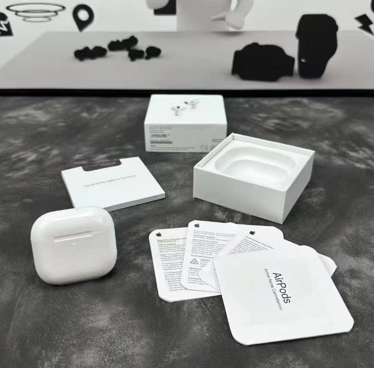 1:1 Original 2024 The latest AirPods 4 with Charging Case Bluetooth earphones in support iOS 18 Type-C interface