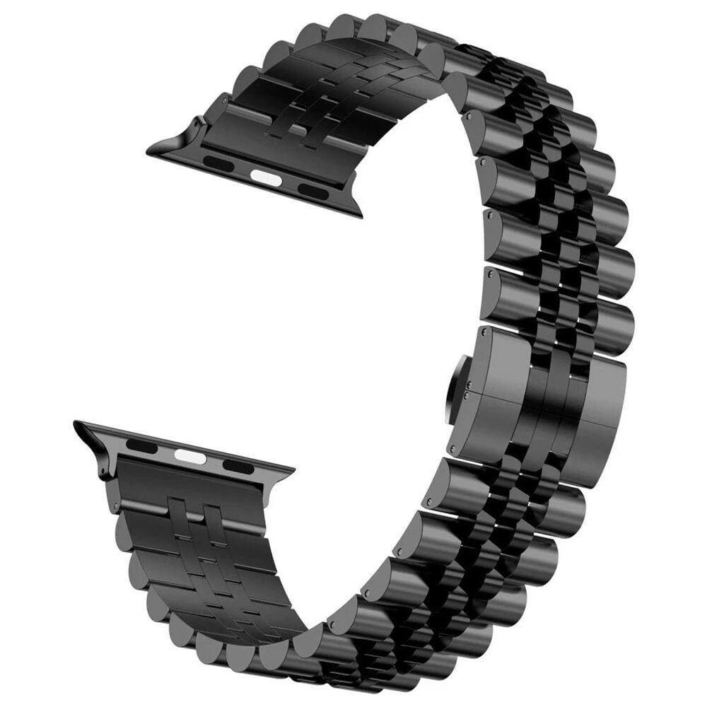 Five Beads Stainless Steel Strap For Apple Watch Series 10 9 8 7 6 5 SE For iwatch Ultra 49mm 45mm 41mm 44mm 42mm 46mm 40mm Band