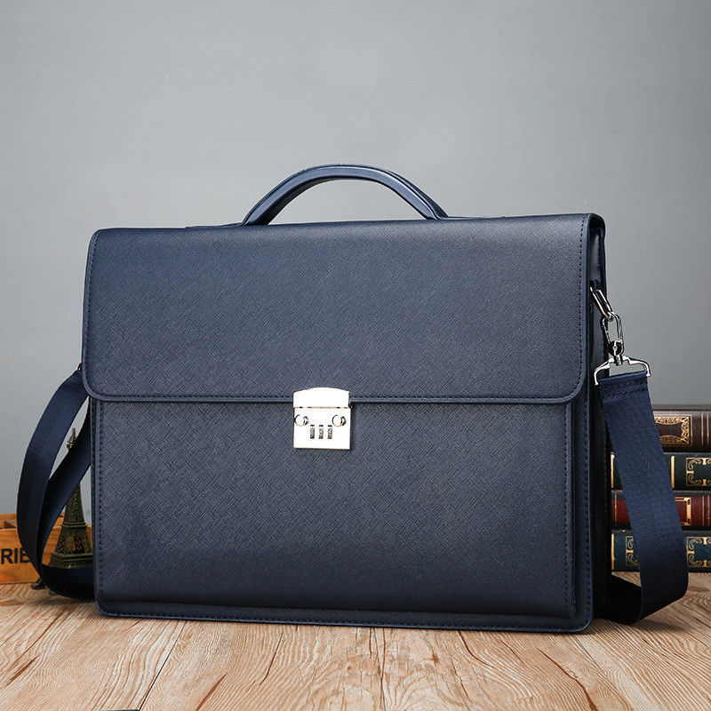 Luxury Leather Men's Crossbody Bag High Quality Business Briefcase Bag Shoulder Messenger Bags Office Handbag Laptop Tote Bag
