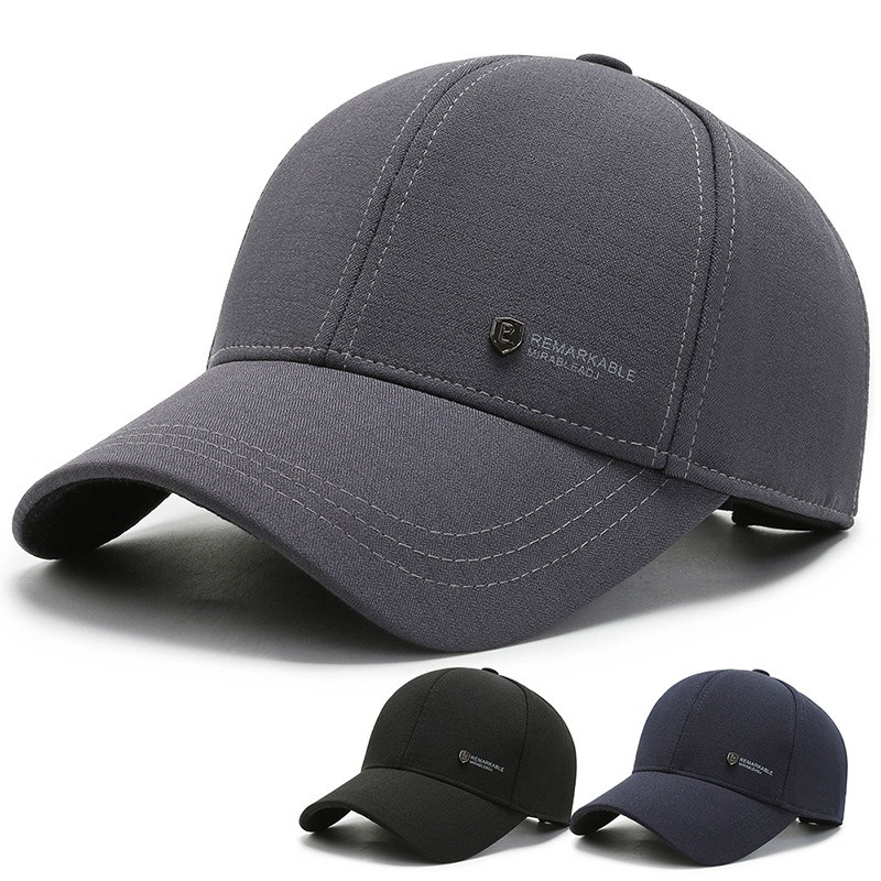 High Quality Baseball Cap Men's Baseball Hat Dad Hat Trucker Hat Outdoor Sports Cap Solid Color Adjustable Windproof Peaked Caps