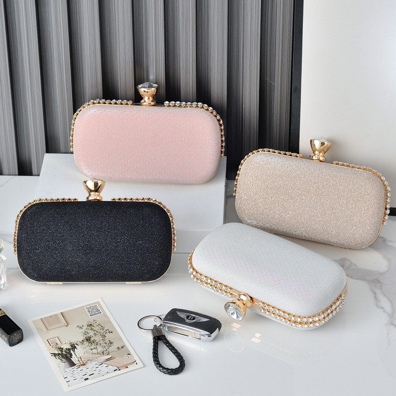 Fashion Diamond Evening Clutch Bag For Women Luxury Glitter Sequins Rhinestone Clutches Handbag Lady Chain Shoulder Bag Purse