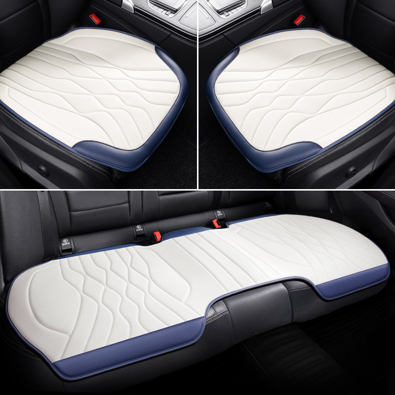 Four Season Car Seat Cover Set Ice Silk Seat Cushion Universal Breathable Seat Cover Protector Pad Auto Interior Accessories