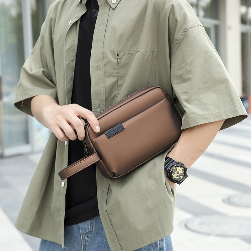 Pu Leather Waterproof Ultra Light Multi Pocket Clutch Bag Large Capacity Handbag Purse Business Envelope Bag Money Card Wallet
