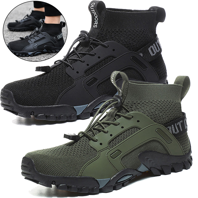 Outdoor Water Shoes Men Sneakers Barefoot Beach Sandals Upstream Aqua Shoes Breathable Men Beach Wading Hiking Camping Shoes