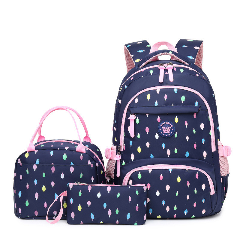 3pcs/set Girls Backpack Children School Bags Princess Bag Cute Printing Primary School Backpacks Kids Bookbag Student Schoolbag