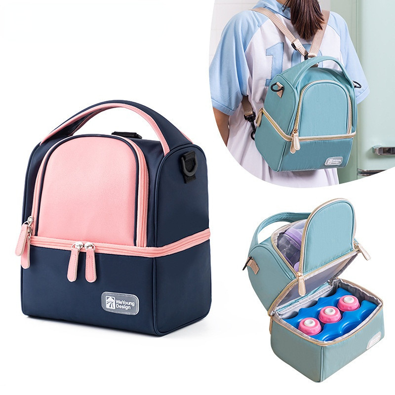 Baby Insulation Bag Mom Backpack Breast Milk Cooler Bag Breast Milk Mummy Storage Bags Kids Picnic Food Thermal Bag