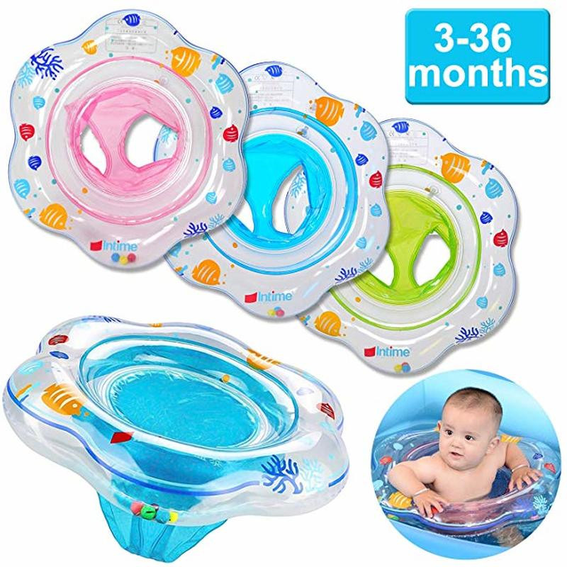 Baby Swimming Ring Inflatable Float Seat Circle Chair Kids Bathing Swim Training Summer Outdoor Pools Beach Water Fun Toys Gifts
