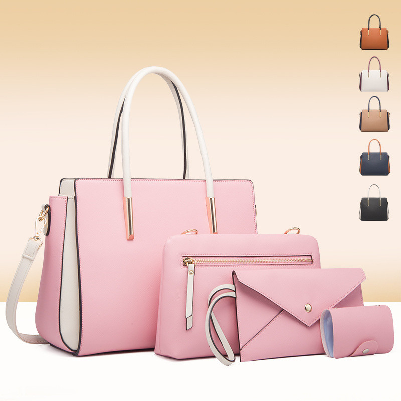 Fashion Women's Handbag Shoulder Bag Designer Luxury PU Leather 4 PCS Crossbody Bags Clucth Purse Wallet Ladies Messenger Bag