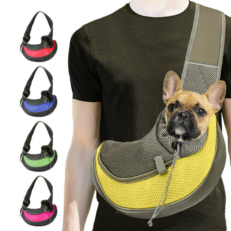 Pet Cat Dog Carrier Backpack Travel Tote Shoulder Bag Mesh Sling Carry Pack Comfort Foldable Dog Accessories Pets Bag Backpack