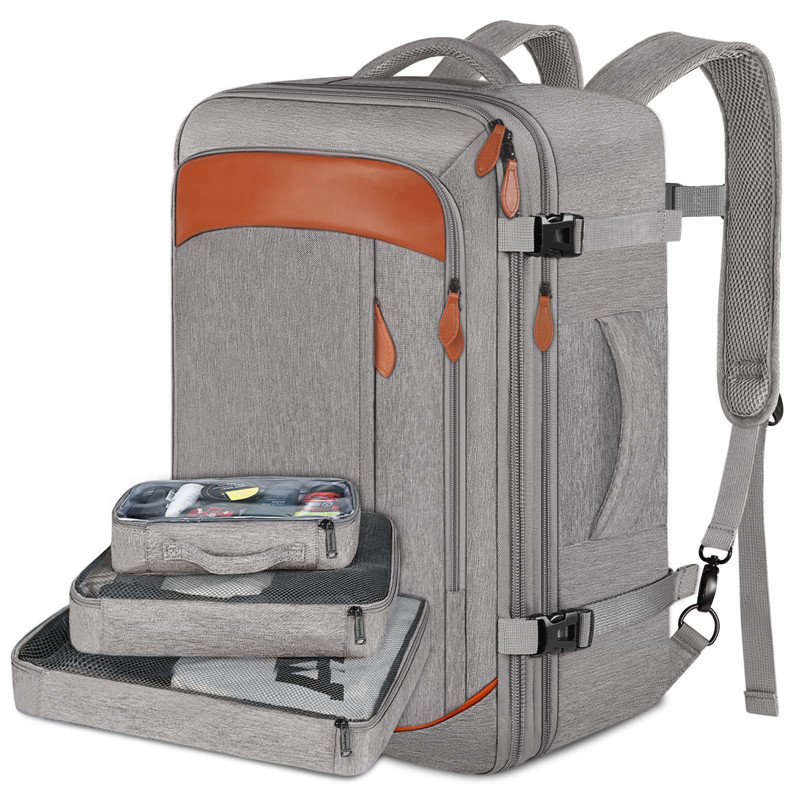 40L Men Travel Backpack Expandable Large Capacity Travel Bag Waterproof School Student Backpacks Male Laptop Backpack Rucksack