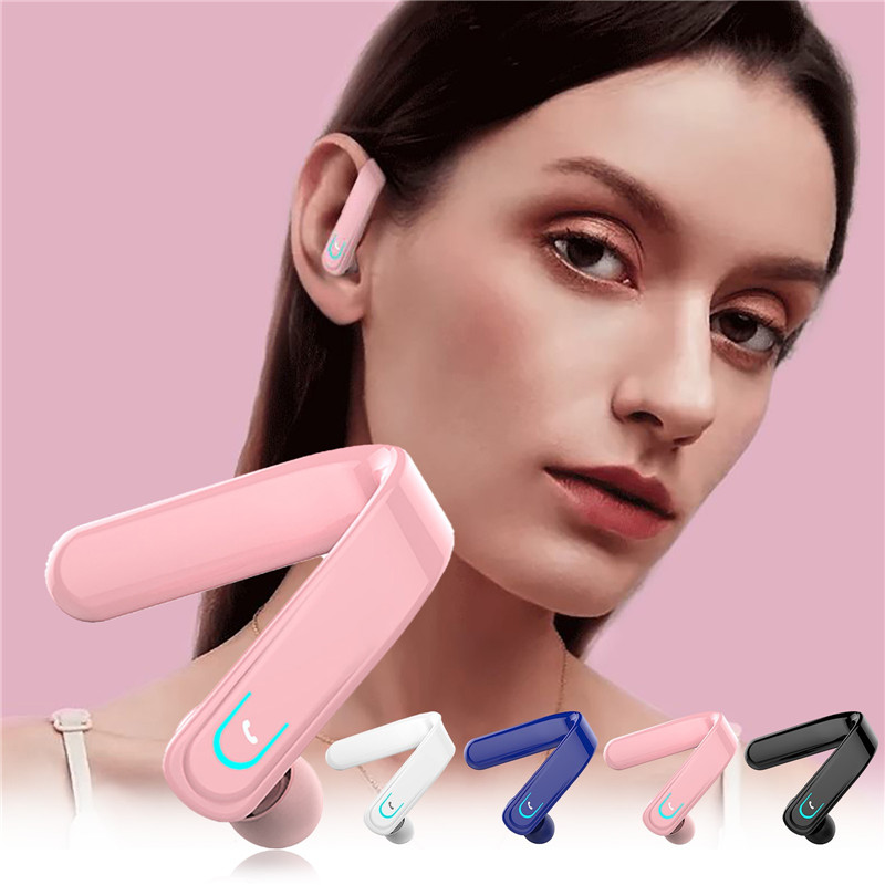 Single Ear Stereo Earphone In-ear Long Standby In-ear Business Bluetooth Headset With Mic Hands-free Driving Earbuds Headphone