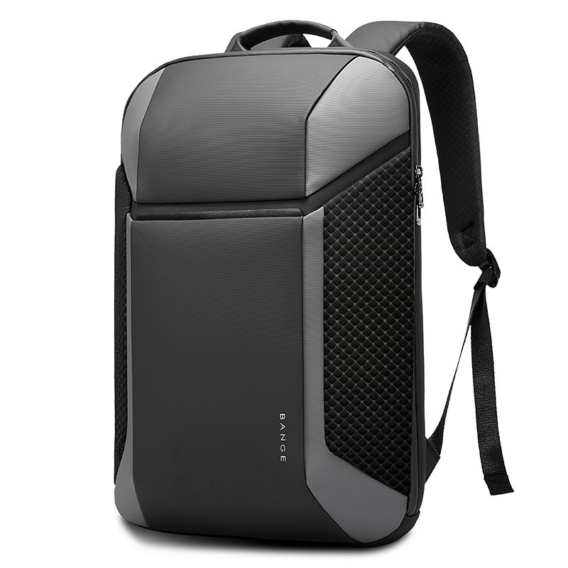 Men 15.6-inch Business Laptop Backpack Large Capacity Simple Style Travel Bag Waterproof Fashion Backpack with USB Charging Port