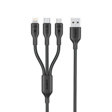 Oraimo Duraline 4 3A 1.2M 3 in 1 Cable