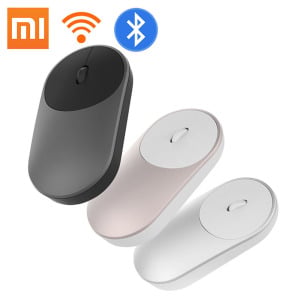 100% Original Xiaomi Mouse Portable Optical Wireless Bluetooth Mouse 4.0 RF 2.4GHz Dual Mode Connect for Laptop pc