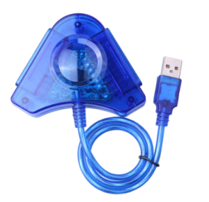 Joypad Game USB Dual Player Converter Adapter Cable For PS2 Dual Playstation 2 PC USB Game Controller CD Dri