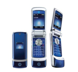 100% Original Motorola Krzr K1 Flip Unlocked GSM Bluetooth MP3 FM Radio Classic flip keyboard  Mobile phone
