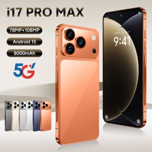 2026 NEW i17 Pro Max smartphone 16GB+1TB Dual Card 8000mAh Battery 7.3HD Global Edition Original Smart Android Facial Recogni