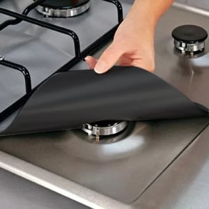 1/4PCS Stove Protector Cover Liner Gas Stove Protector Gas Stove Hob Burner Protector Kitchen Accessories Mat Cooker Cover