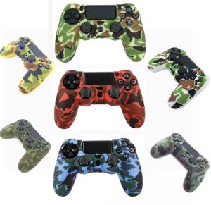 Kuulee Silicon Protection Case anti-slip for Sony PS4 Slim/Pro Controller Cover Case for Dualshock 4 Switch Games Accessories