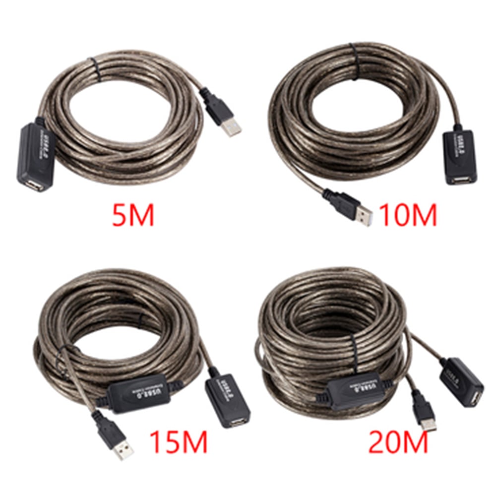 10m USB 2.0 Extension Cable Male to Female Active Repeater Wireless Network Card Extender Cable Cord USB Adapter