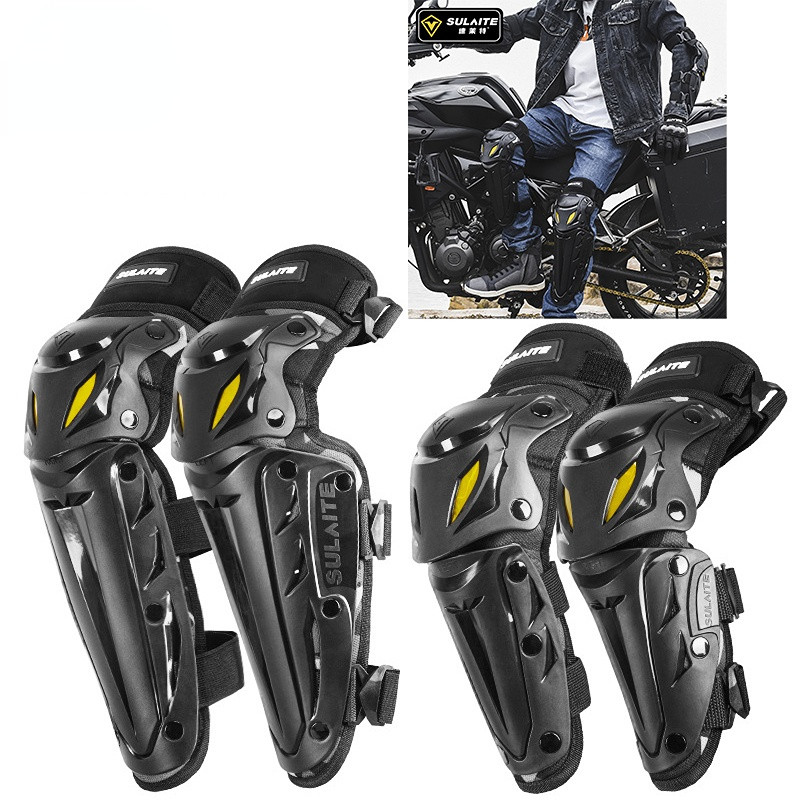 2/4pcs Motocross Knee Pads or Elbow Pads Moto Protection Riding Elbow Guard Motorcycle Motorbike Off-road Racing MTB Knee Pad