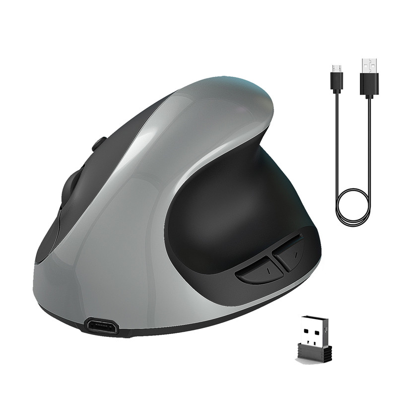 X10 Wireless Mouse 2.4GHz Rechargeable Vertical Mouse Ergonomic 2400DPI Mouse Optical Gaming Mouse For Desktop Laptop Computer